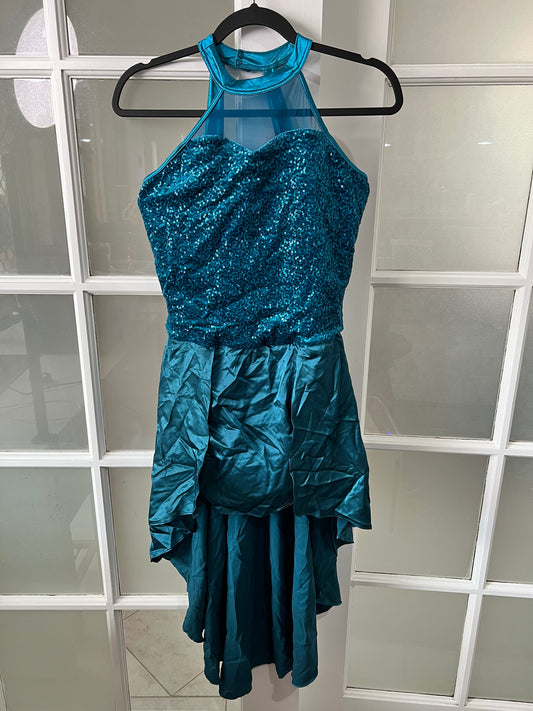 Weissman/Balera D9616 - Sequin Plush Charmeuse Dress