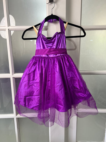 Weissman D9697 - Retro Satin Midi Dress