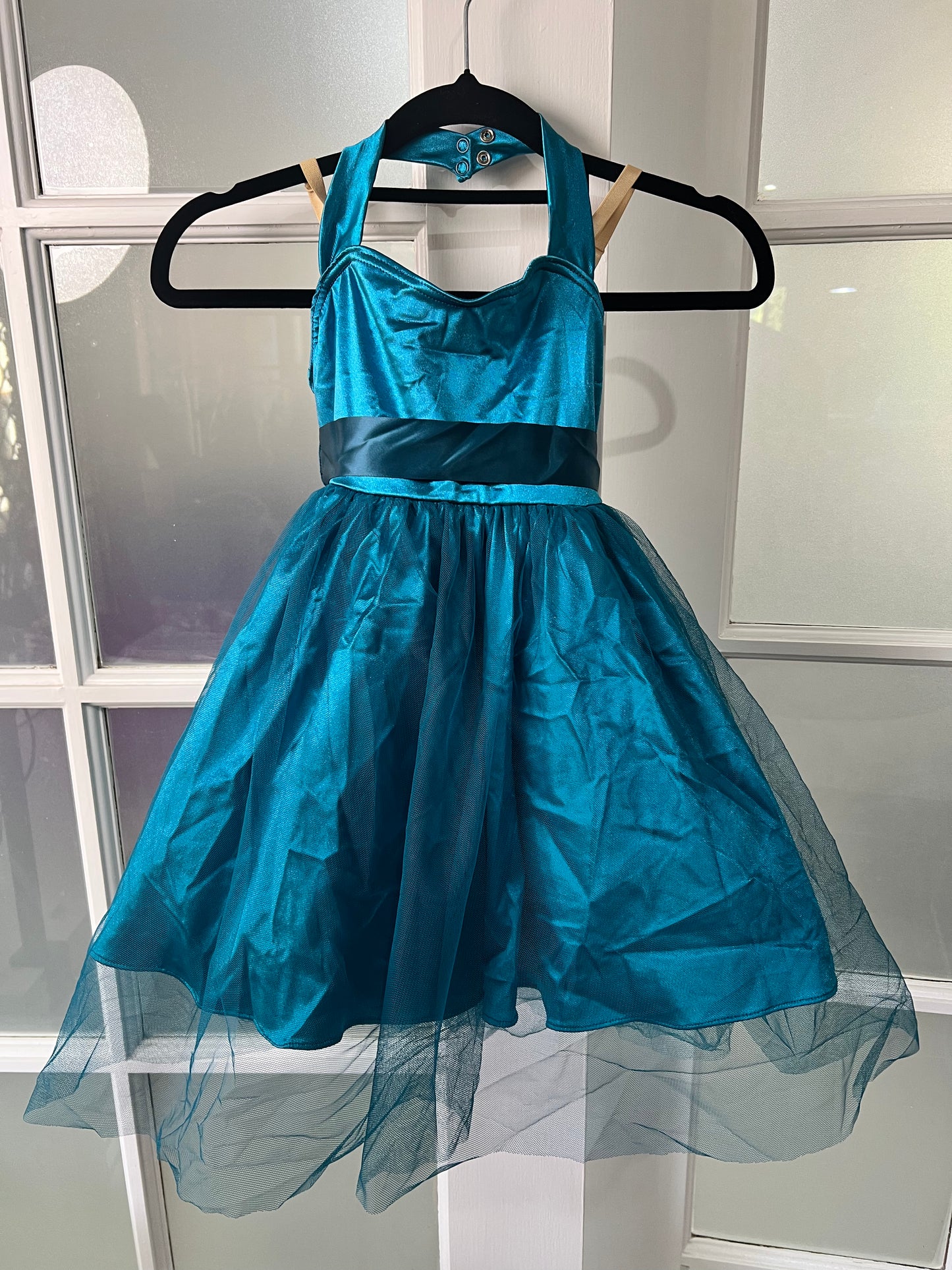 Weissman D9697 - Retro Satin Midi Dress