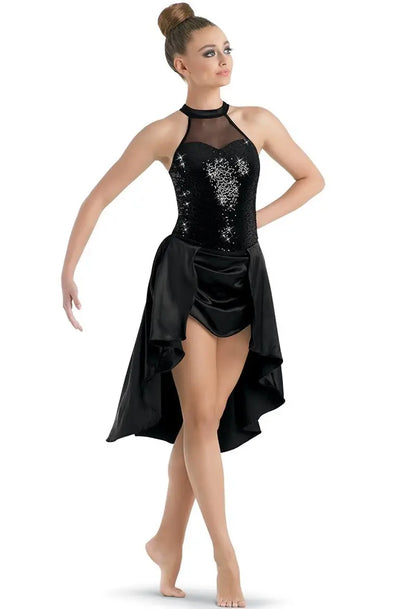 Weissman/Balera D9616 - Sequin Plush Charmeuse Dress