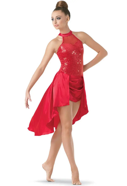 Weissman/Balera D9616 - Sequin Plush Charmeuse Dress