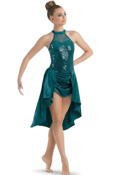 Weissman/Balera D9616 - Sequin Plush Charmeuse Dress