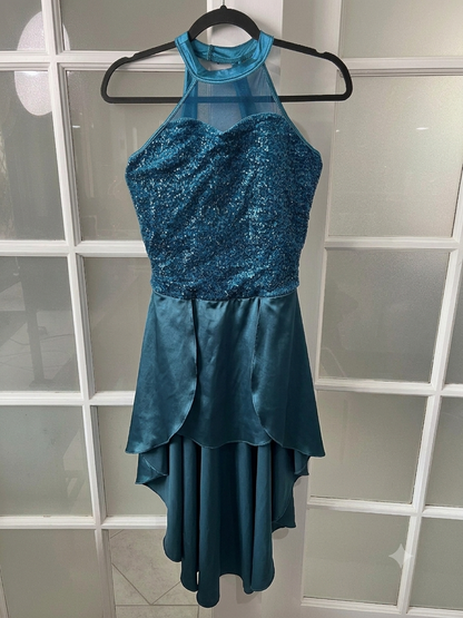 Weissman/Balera D9616 - Sequin Plush Charmeuse Dress