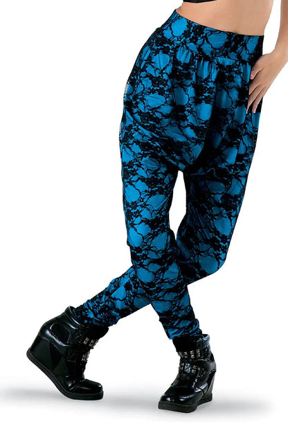 Weissman SL8088 - Lace Overlay Harem Pants